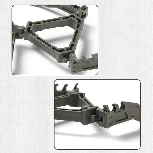 2Pcs Camping Stove Fuel Can Stabilizer, Mini Foldable Outdoor Hiking Cooking Gas Tank Bracket,Foldable V1259-DP01-A-1233
