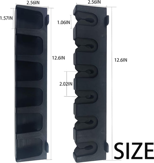 Vertica Fishing Rod Holders, Wall-Mounted - Racks, Pole Holders,Fishing Rack,Store 6 Rods or Combos in 12.6 V1259-DP01-A-1248