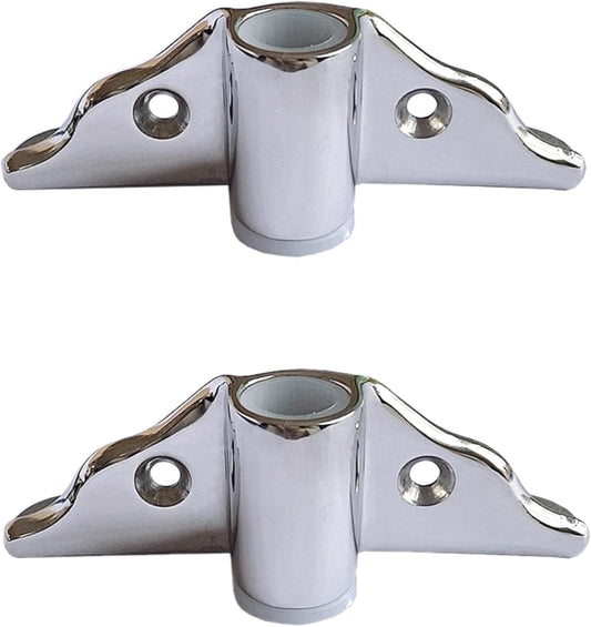 2PCS 316 Stainless Steel Row Lock Oarlock Socket Support Bracket for 1/2" Shank V1259-DP01-A-1284