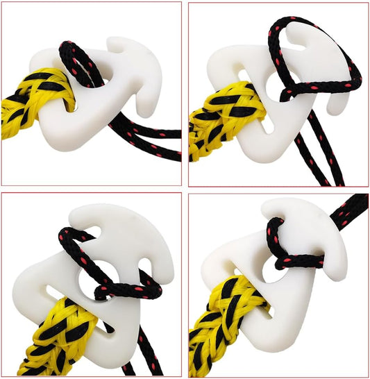 2PCS Boat Tube Towable Rope Quick Connector, Tow for Tubing Connector,Skiing, Wake Boarding with Seadoo, Jet V1259-DP01-A-1339