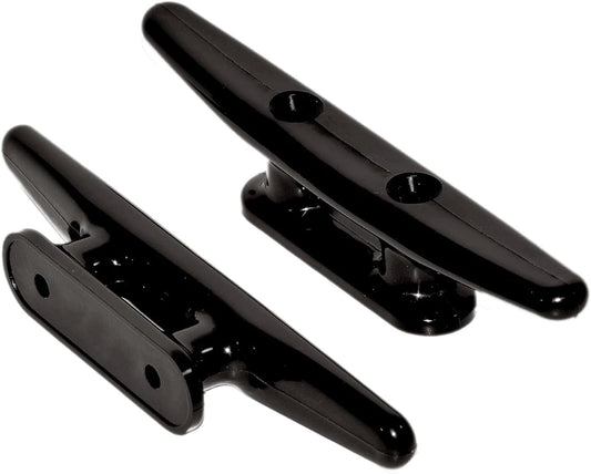 4 Pack Boat Cleat Black Nylon Dock Kayak Cleat,4/6/8 inch with Fasteners V1259-DP01-A-1345