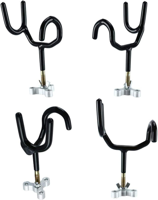 Boat Rod Holder 20 Degree Steel Wire Fishing Pole with PVC Dipped and Mounting Base(4PCS) V1259-DP01-A-1382