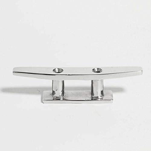 Boat Cleat 4" 316 Stainless Steel Marine MAST V1259-DP01-A-1400