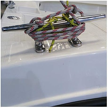 2pcs Boat Dock Cleat Marine 316 Stainless Steel Open Base 4'' 8inch V1259-DP01-A-1413
