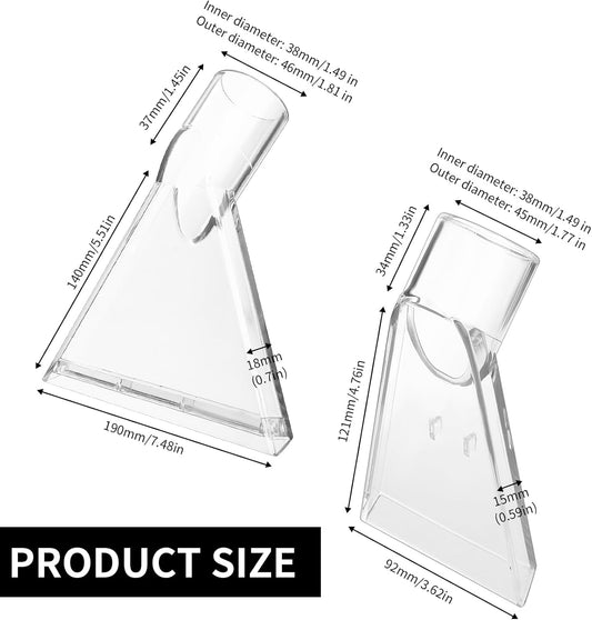 2 pieces of vacuum cleaner nozzles, vacuum cleaner nozzles, upholstery nozzle sprayer spray extraction V1259-DP01-A-1724