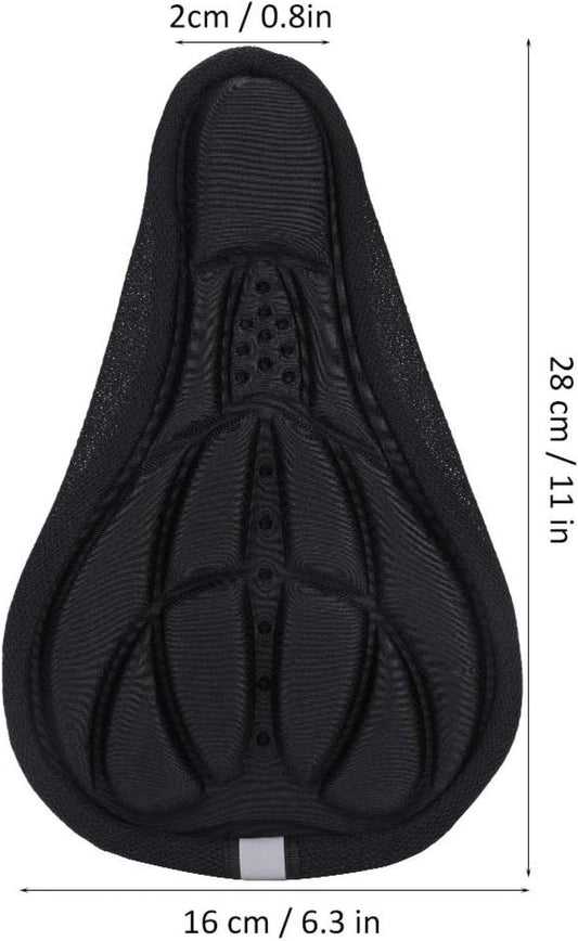 Petluno Bike Seat Cushion Cover, PE Foam Comfortable Breathable Bicycle Saddle Water & Dust Resistant Covers V1259-DP01-A-1756