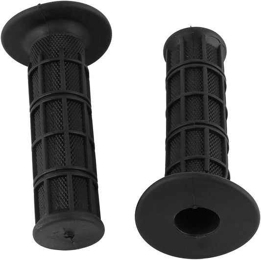 22mm 7/8" Rubber Motorcycle Handlebars Hand Grips New Black 1 Pair for for Honda Kawasaki Suzuki Dirt Bike V1259-DP01-A-1869