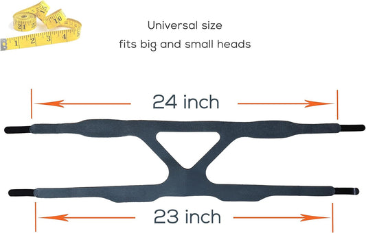 CPAP Mask Headgear, Compatible with most full face CPAP masks, Sturdy and soft CPAP headgear washable sleep V1259-DP01-A-1912
