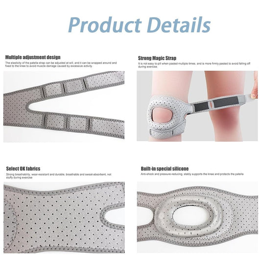 Wellnee Knee Brace,Knee Support for Athletes,Adjustable Tendon Support Sleeve Brace,Pain-Relief Knee Pads for V1259-DP01-A-1934