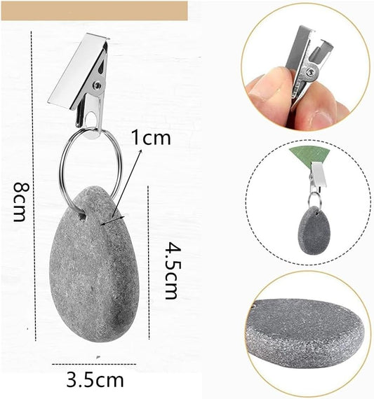 8Pcs Tablecloth Weights Hangers,Outdoor Tablecloth Weights, Tear Drop Marble tablecover Weights, Tablecloth V1259-DP01-A-1987