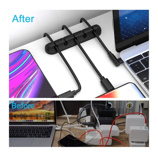 Adhesive Cable Clips, Cord Holder Cable Management, Cord Organizer USB Cable Power Wire/Cord, 2 Packs Cable V1259-DP01-A-2050