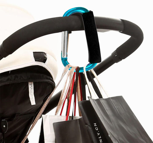 Stroller Hooks by Baby,Large Stroller Hooks for Mommy, 2 pcs Carabiner Stroller Hook Organizer for Hanging V1259-DP01-A-2366