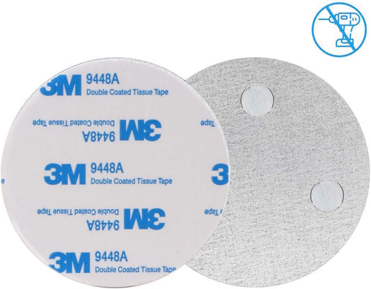 Magnetic Smoke Detector Sticky Pads Magnetic Adhesive Pads 3PCS Magnetic Smoke Alarm Fixing Mount No Drilling V1259-DP01-A-2449