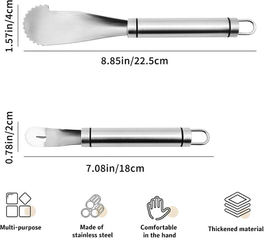 Stainless Steel Orange Peeler Tool Grapefruit Knife, Lemon Citrus Peel Cutter Vegetable Slicer Fruit Tools V1259-DP01-A-2581