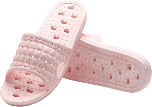 Shower Shoes Quick Dry Non-Slip Bathroom Slippers for Men Women Dorm Home Slides V1259-DP01-A-2619