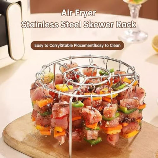 Air Fryer Barbecue Grill Vertical Barbecue Kebab, 24 Skewer Air Fryer Rack Round, 6 Inch Air Fryers Skewer V1259-DP01-A-2690