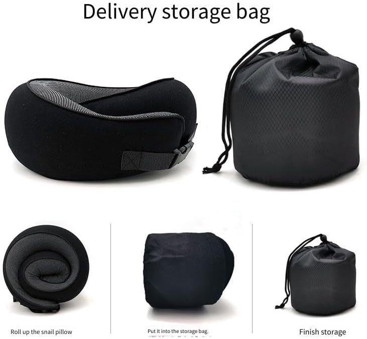 Travel Memory Cotton Neck Pillow, can Store Travel Pillow Neck Pillow V1259-DP01-A-2796
