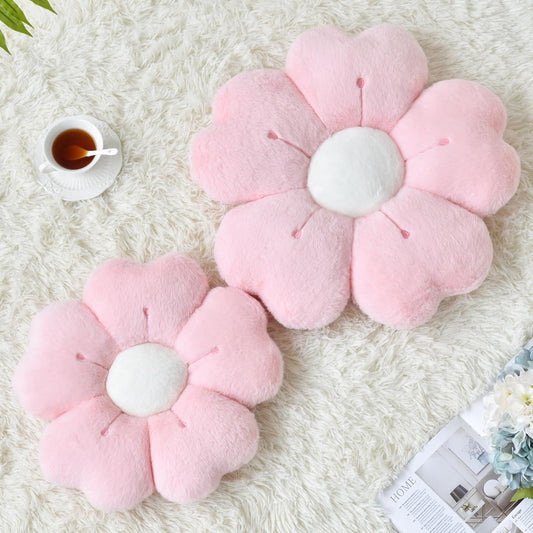Flower Pillow, Flower Shaped Pillow Decorative Throw Pillows for Bed Couch, Cute Daisy Pillow Dorm Decor V1259-DP01-A-2971