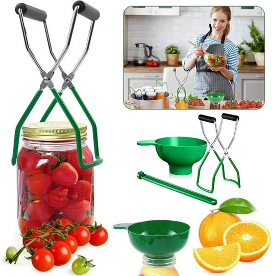 3PCS Canning Essentials Kit - Magnetic Lid Lifter, Canning Supplies Canning Kit, Wide Mouth Canning Funnel V1259-DP01-A-3041