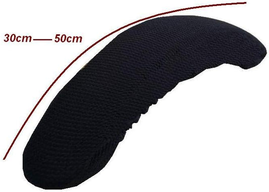 Removable Washable Office Chair Armrest Slipcovers Covers Pads (Black) V1259-DP01-A-3118
