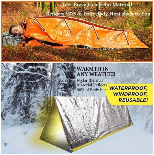 Sierra Madre Emergency Sleeping Bag, 84"X36" Waterproof Sierramadre Emergency Sleeping Bags for Survival, V1259-DP01-A-3246
