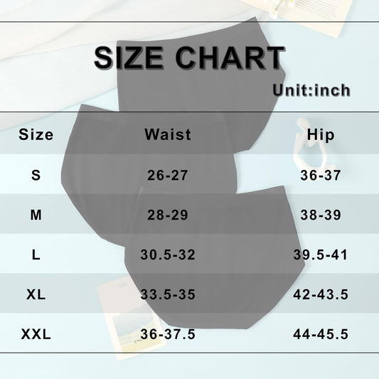 Women's Menstrual Period Panties Cotton Leakproof Underwear Heavy Flow Protection Pants Breathable Briefs 5 V1259-DP01-A-3300