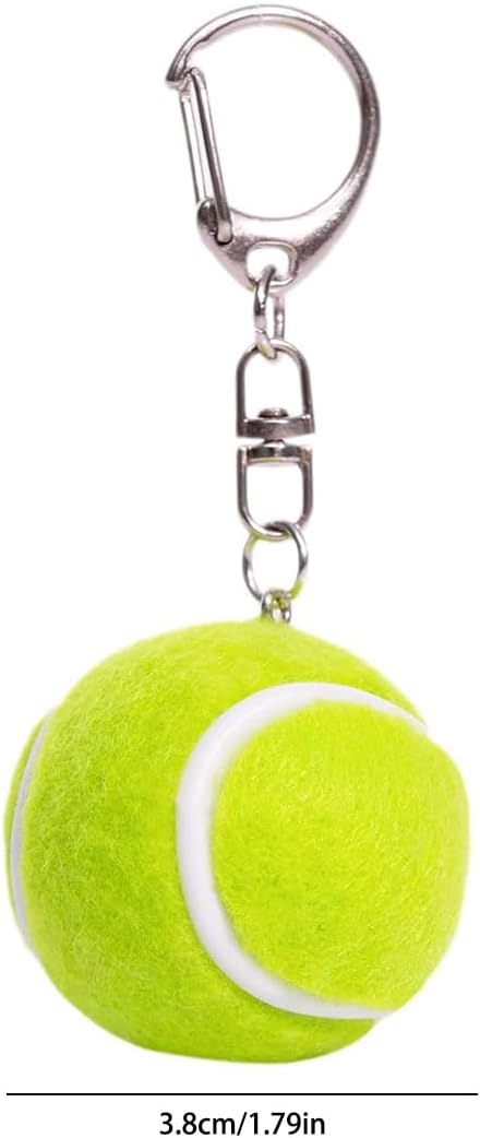 Creative Oversized Tennis Keychain Durable Stylish Fun Accessory for Tennis Enthusiasts Sports Lovers Gift V1259-DP01-A-3502