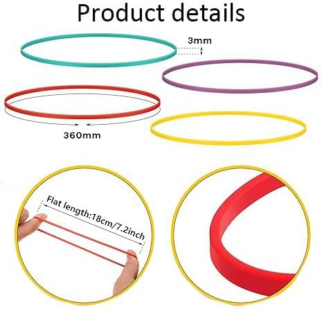120 Pcs Large Rubber Bands Heavy Duty,7 Inch Extra Long Jumbo Elastic Bands for Home, Kitchen & Office, V1259-DP01-A-3533