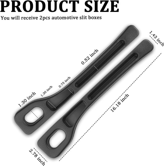 2PCS Car Seat Gap Filler Organizer with Car Storage Slot,Multi-Functional Car Gap Filler for Phone,Key,Coin V1259-DP01-A-3681