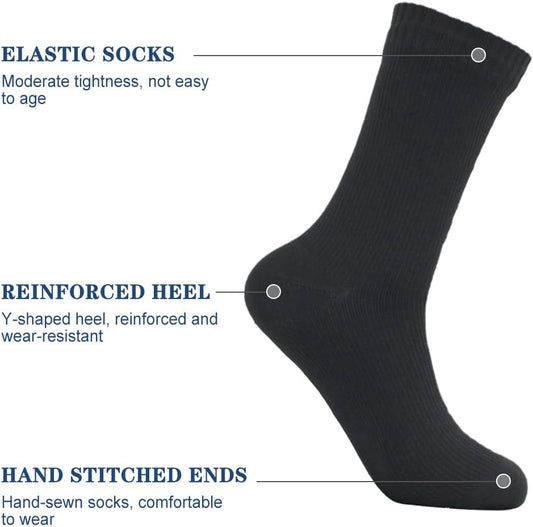 Waterproof Outdoor Adventure Socks for Adults - Breathable Warm and Waterproof Socks for Skiing Water Sports V1259-DP01-A-3765