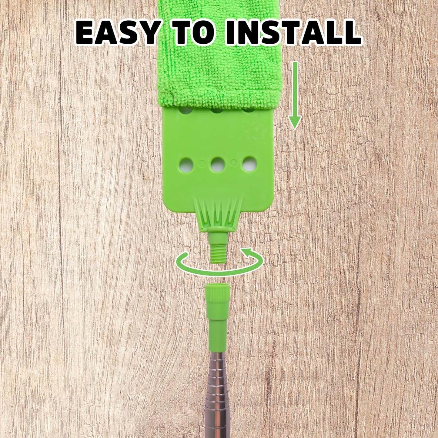 Retractable Gap Dust Cleaner Under Appliance Cleaning Tool, Flat Duster for Under Refrigerator Fridge Stove V1259-DP01-A-3869