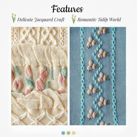 Casual Vintage Floral Cotton Socks for Women 4 Pairs Cute Ruffle Slouch Socks 5-9 for Teen Grils Above Ankle V1259-DP01-A-3960