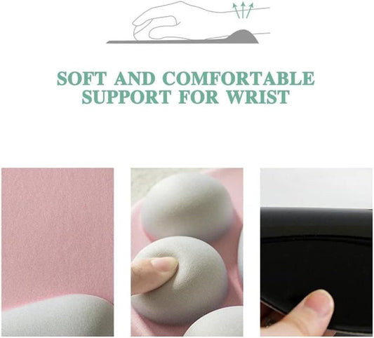 Cat Paw Mouse Pad, Cute 3D Soft Silicone Wrist Rest Support Cushion, Nonslip, Ergonomic Comfort Mouse Mat - V1259-DP01-A-3978