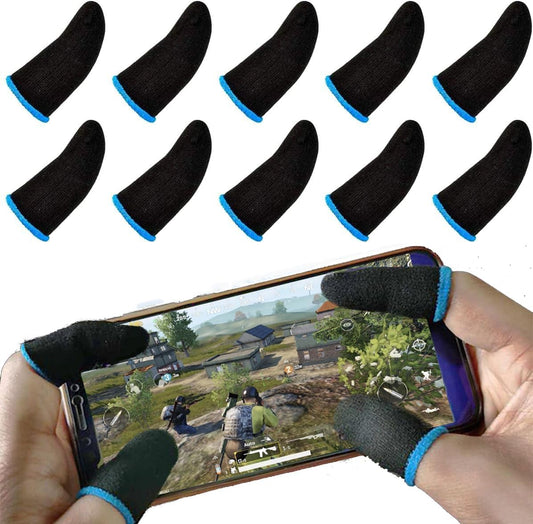 PUBG Mobile Finger Sleeves for Mobile Gaming | Pack of 10 | Thumb Sleeves for Mobile Gaming | PUBG COD V1259-DP01-A-3997
