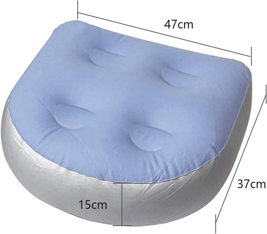Hot Tub Booster Seat, Soft Comfortable Spa Cushion Pad, with 4 Pcs Suction Cups, Inflatable Booster Seat, V1259-DP01-A-4044