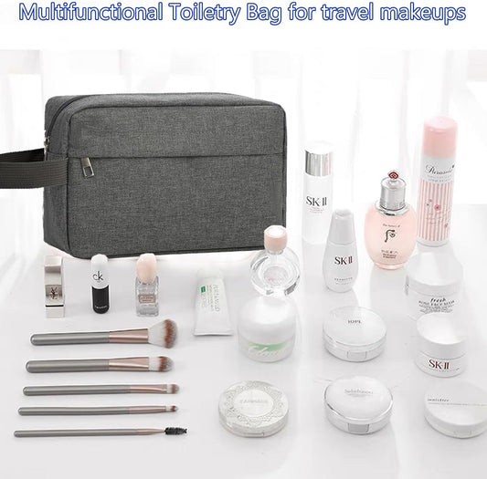 Toiletry Bag for Men, Travel Shaving Bag Dopp Kit Water-Resistant Cosmetic Bag Travel Organizer for V1259-DP01-A-4087