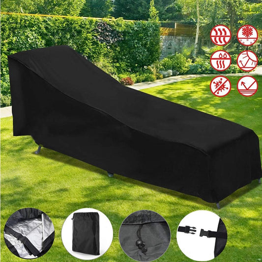 Sun Lounger Cover Waterproof Patio Chaise Lounge Chairs Cover Sunbed Recliner Protective Cover Outdoor Garden V1259-DP01-A-4138