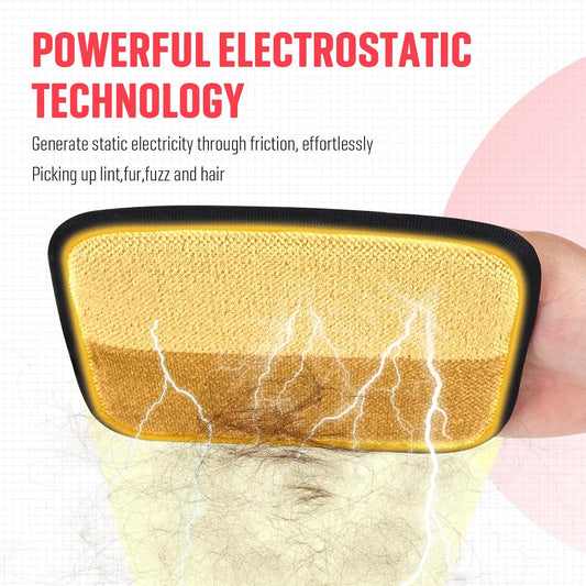Pet Hair Remover, Electrostatic Pet Hair Removal Gloves, Reusable Cat & Dog Hair Remover for Couch, V1259-DP01-A-4212