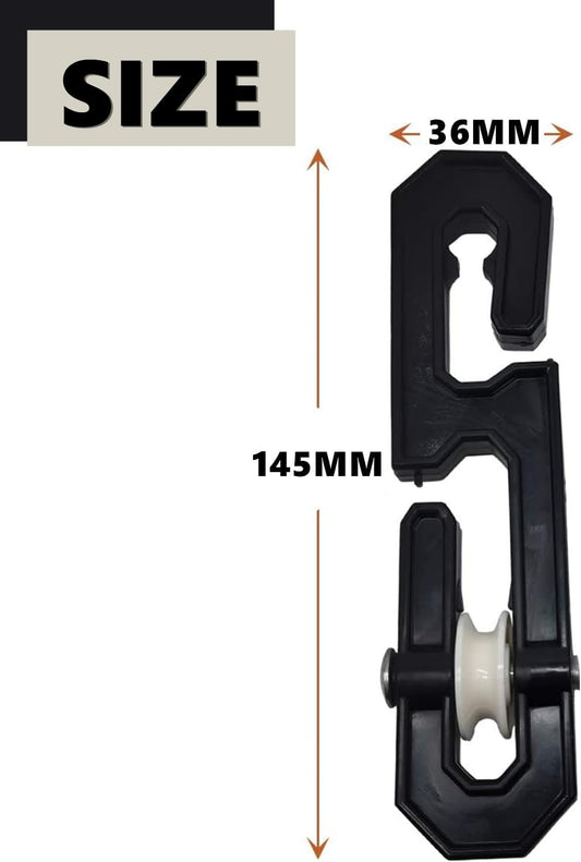 2Pcs Clothesline Spreader, Aluminium Heavy Duty Outdoor Clothes Line Separator Pulley Clothesline Spreader V1259-DP01-A-4258