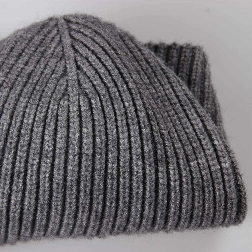 Trawler Beanie Watch Hat Roll up Edge,Winter Warm Knit Caps Fisherman Unisex V1259-DP01-A-4278