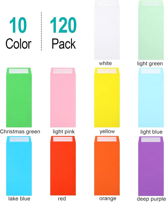 Cash Envelopes -120 Money Saving Challenge, 3.2x6.6inch for Budgeting, Coins, Checks, Gift Cards & Tickets - V1259-DP01-A-4659
