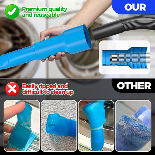 Dryer Vent Cleaner Kit Lint Vacuum Attachment Brush, Remover, Hose Replacement Parts,Duct Cleaning,Blue Blue - V1259-DP01-A-4763
