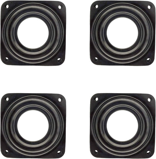 4 Pack 2.8 Inches Lazy Susan Turntable, 5/16 Inch Thick & 100 LB Capacity,Black V1259-DP01-A-533