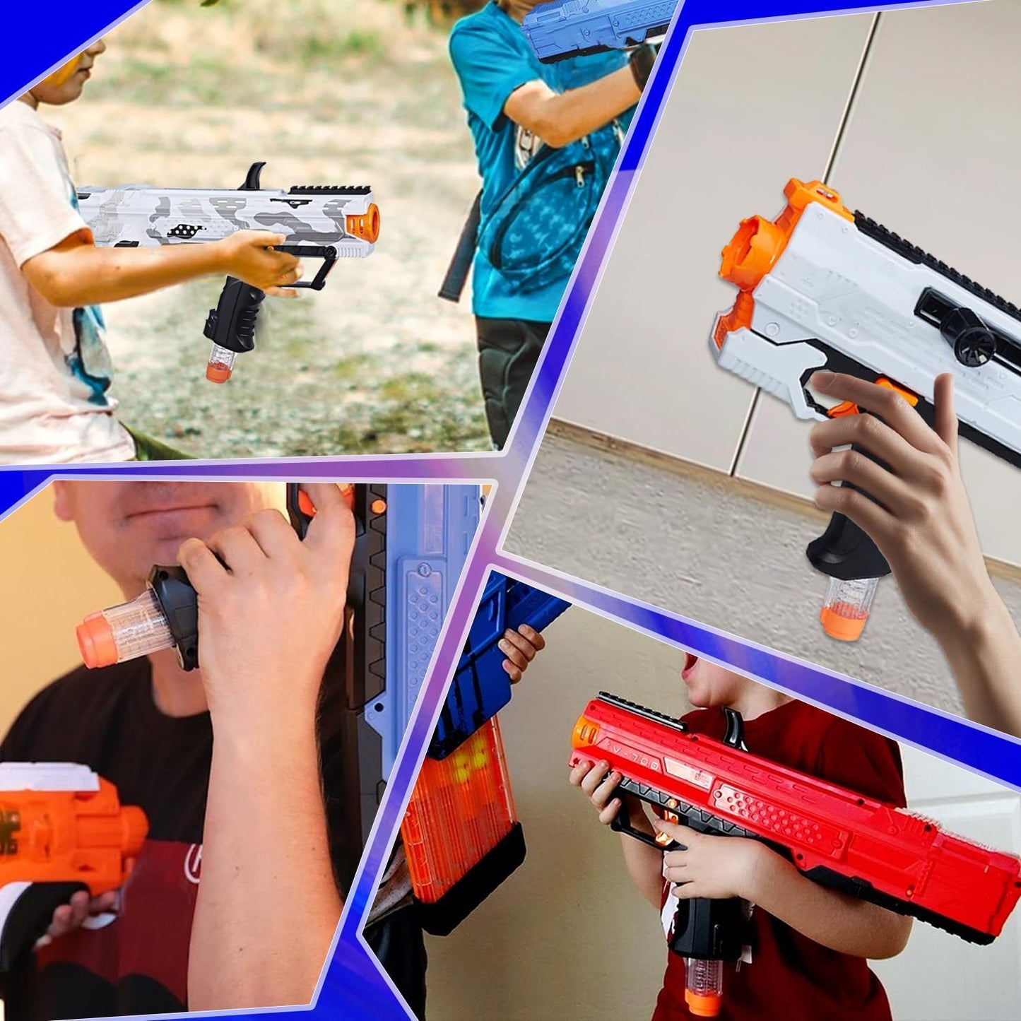 4Pcs Replacement Reload Clip 12-Round Refill Magazine Compatible for Nerf Rival Apollo XV-700 Zeue XV-1200 V1259-DP01-A-608