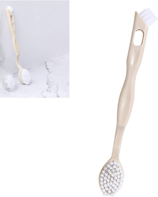 Sneaker Cleaner Brush, Multi Functional Shoe Brush Double Sided Washing Plastic Scrub for Stains (beige) V1259-DP01-A-765