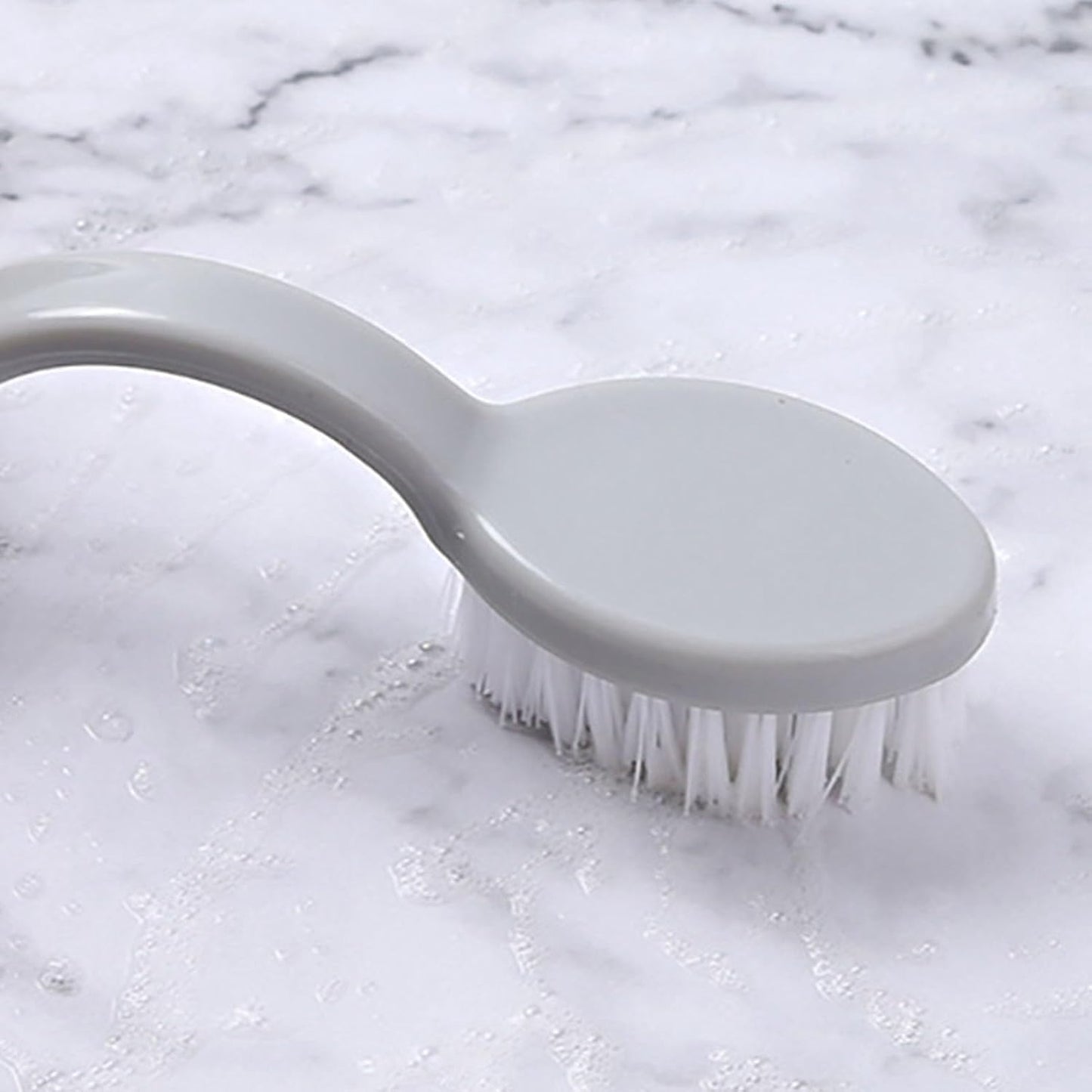 Sneaker Cleaner Brush, Multi Functional Shoe Brush Double Sided Washing Plastic Scrub for Stains (grey) V1259-DP01-A-766