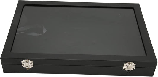 Pin Display, 9.4 X 13.8in Collection Holder Dustproof Enamel Display Box Jewelry Medals Storage Case for V1259-DP01-A-811