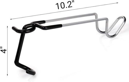 4 Pack Camping Lantern Hook Hangers, 10" Outdoor Lamp Hanger Stand, Stainless Steel Non-Slip Tent Light Pole V1259-DP01-A-911