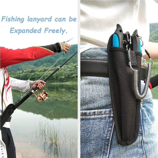 Vishaaktang - Hook Remover - Stainless Steel - Long Nose Hook Remover - With Sheath and Lanyard - Suitable V1259-DP01-BO-100
