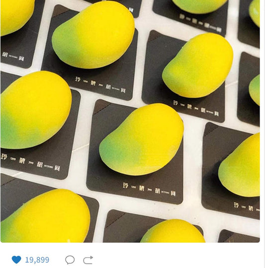 Mango silicone mould - For baking mousse cakes - fruit French desserts, pastries, chocolate, ice cream - cake V1259-DP01-BO-109